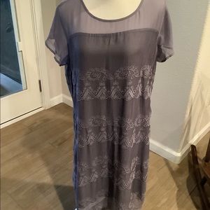 Sundance NWOT dress with slip, lilac